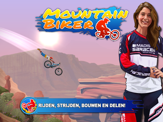 Mountain Biker iPad app afbeelding 1