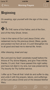 Catholic Devotions Lite screenshot