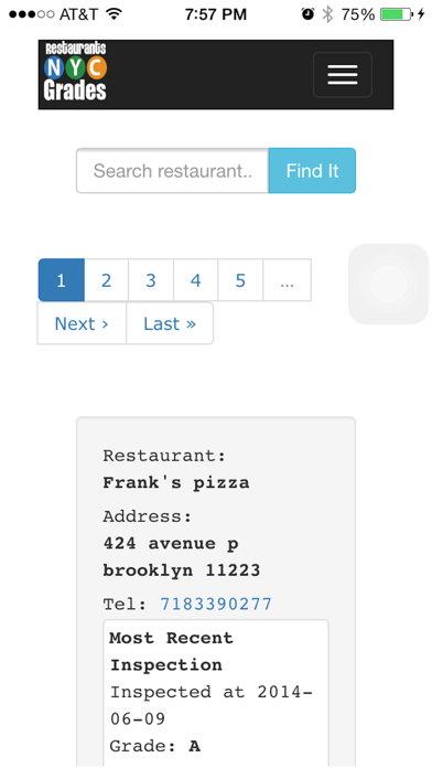 App screenshot