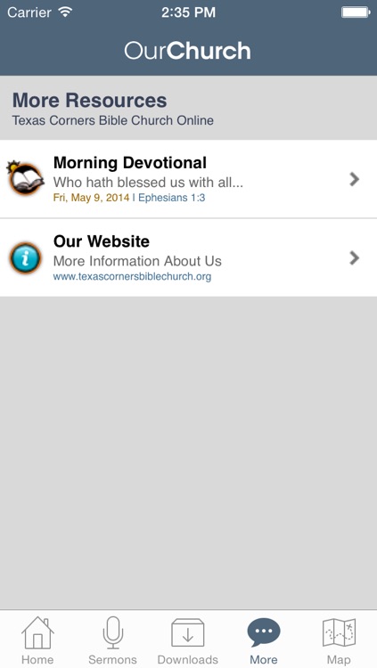 Texas Corners Bible Church screenshot-3