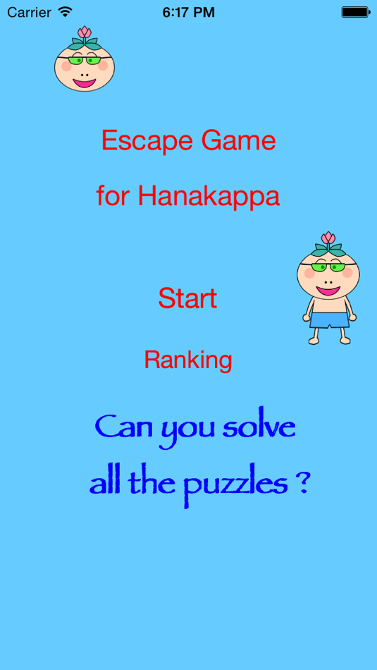 #1. Escape Game for Hanakappa (iOS) 由: Kozo Terai