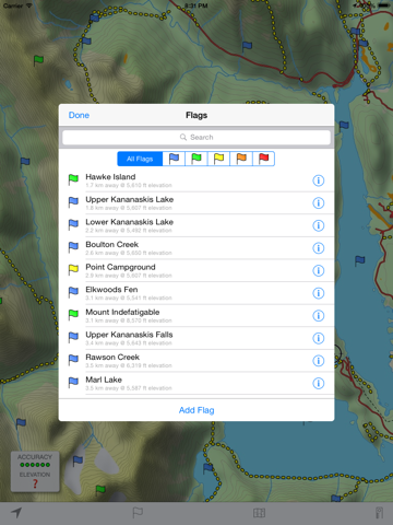 Screenshot #6 pour Kananaskis Trail Map