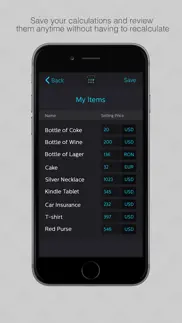 selling price calculator iphone screenshot 2