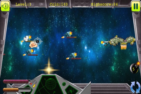 Alien Spaceship Attack - Zero Gravity Wars Laser Cannon Star Battlefront Game Free screenshot 4