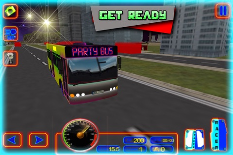 Neon Party Bus Simulator screenshot 4