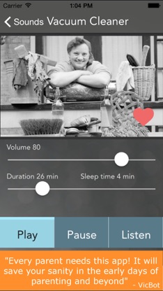 Sound Sleeper - Tot Conservatory: white noise and classical music for babies and their parents screenshot 1