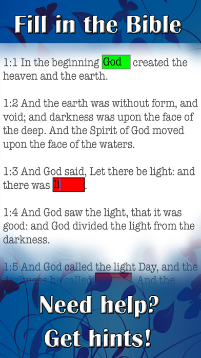 Screenshot #2 pour Fill in the Blank Bible Verses - The Third Book of Moses Called Leviticus