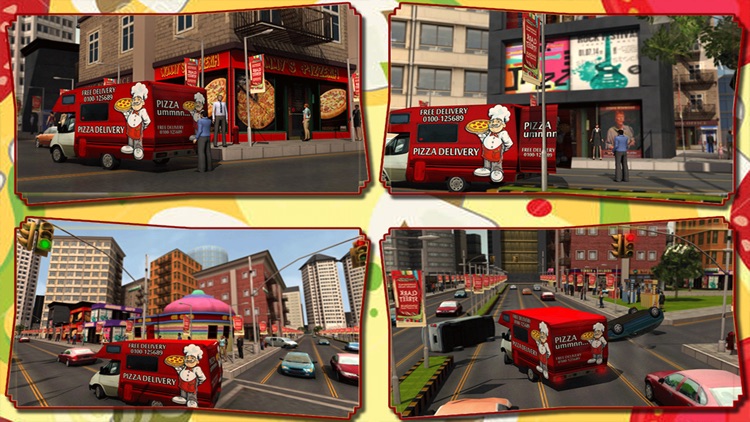 Pizza Delivery Simulator : Crazy City Food Free Transport Game screenshot-3
