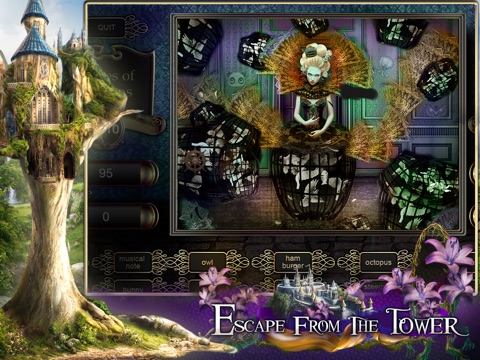 Treasure Seeking in Rapunzels Castle : Hidden Objects screenshot 3