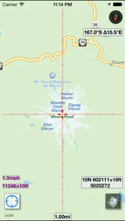 maptool - gps, compass, altitude, speedometer, utm, mgrs and magnetic declination iphone resimleri 2