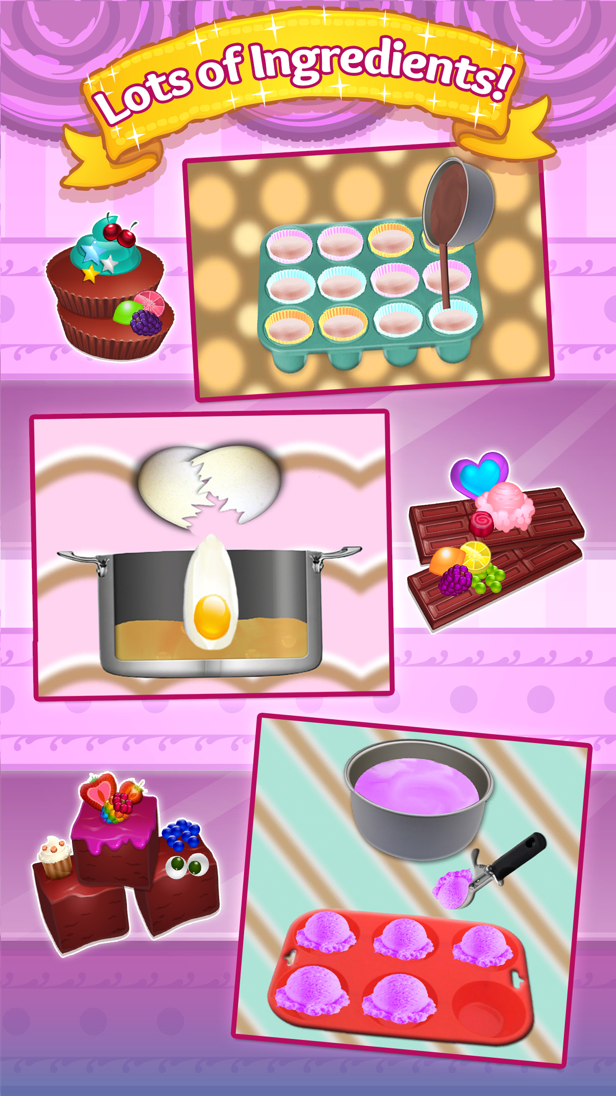 Sweet Treats Maker - Make, Decorate & Eat Sweets! screenshot 3