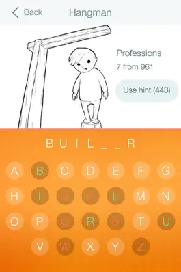 Game screenshot Hangman 2 - word game. Addictive quiz with words guessing hack