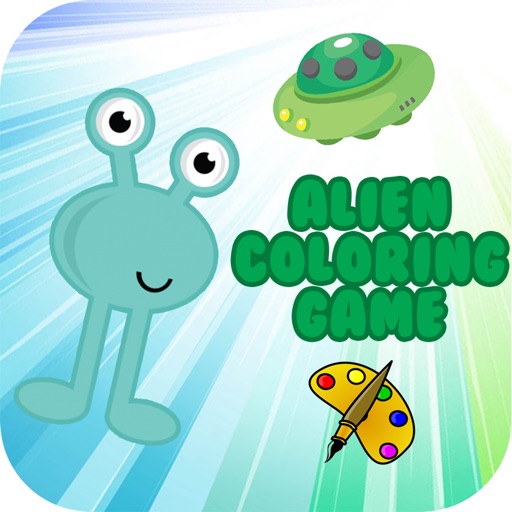 Coloring Book For Alien Cute Version icon