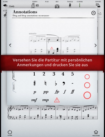 Play Chopin – Valse n°18 (partition interactive pour piano) screenshot 4