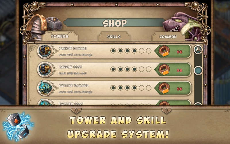 Screenshot #3 pour Iron Heart: Steam Tower TD