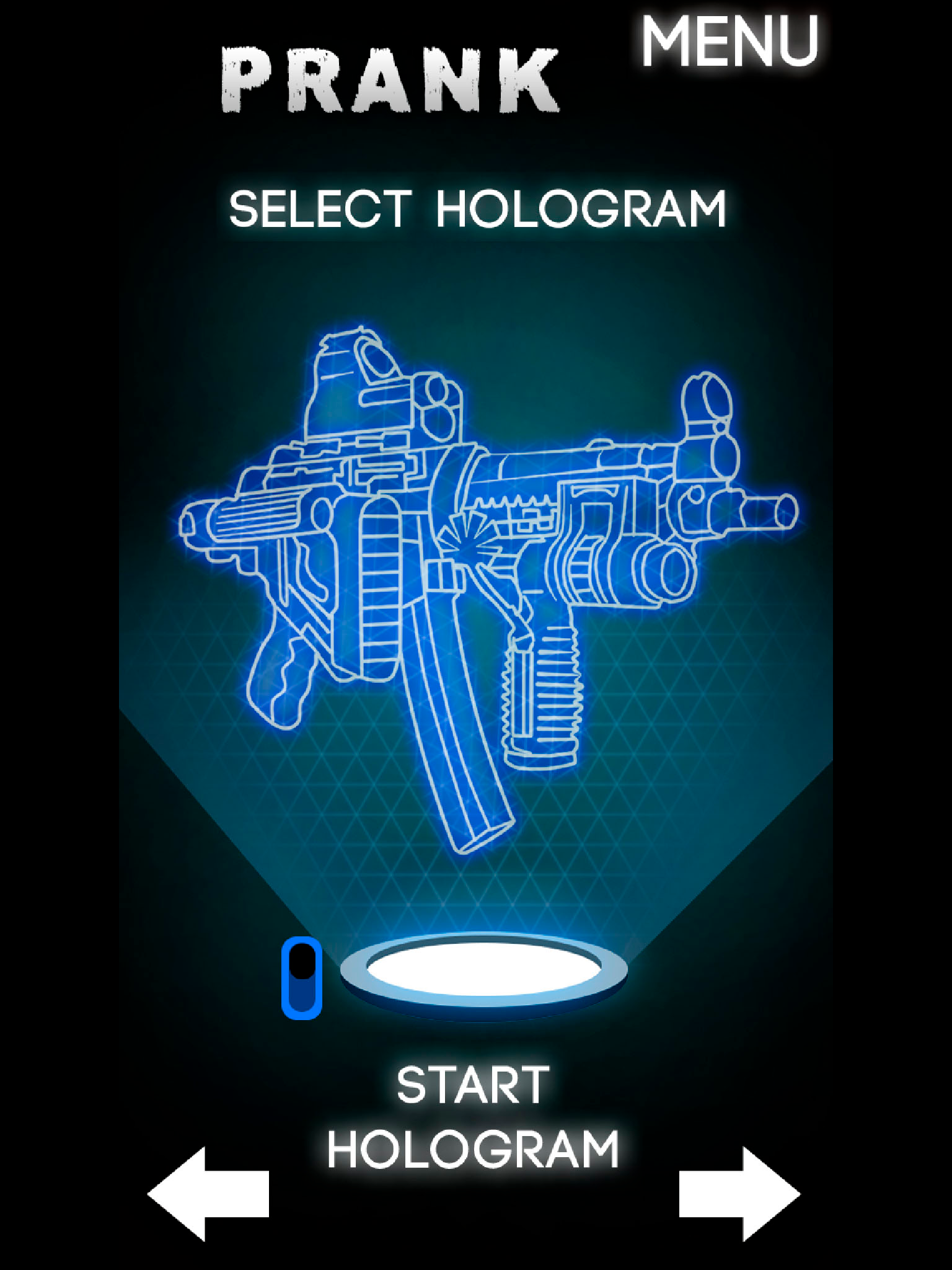 Hologram Weapon 3D Simulator