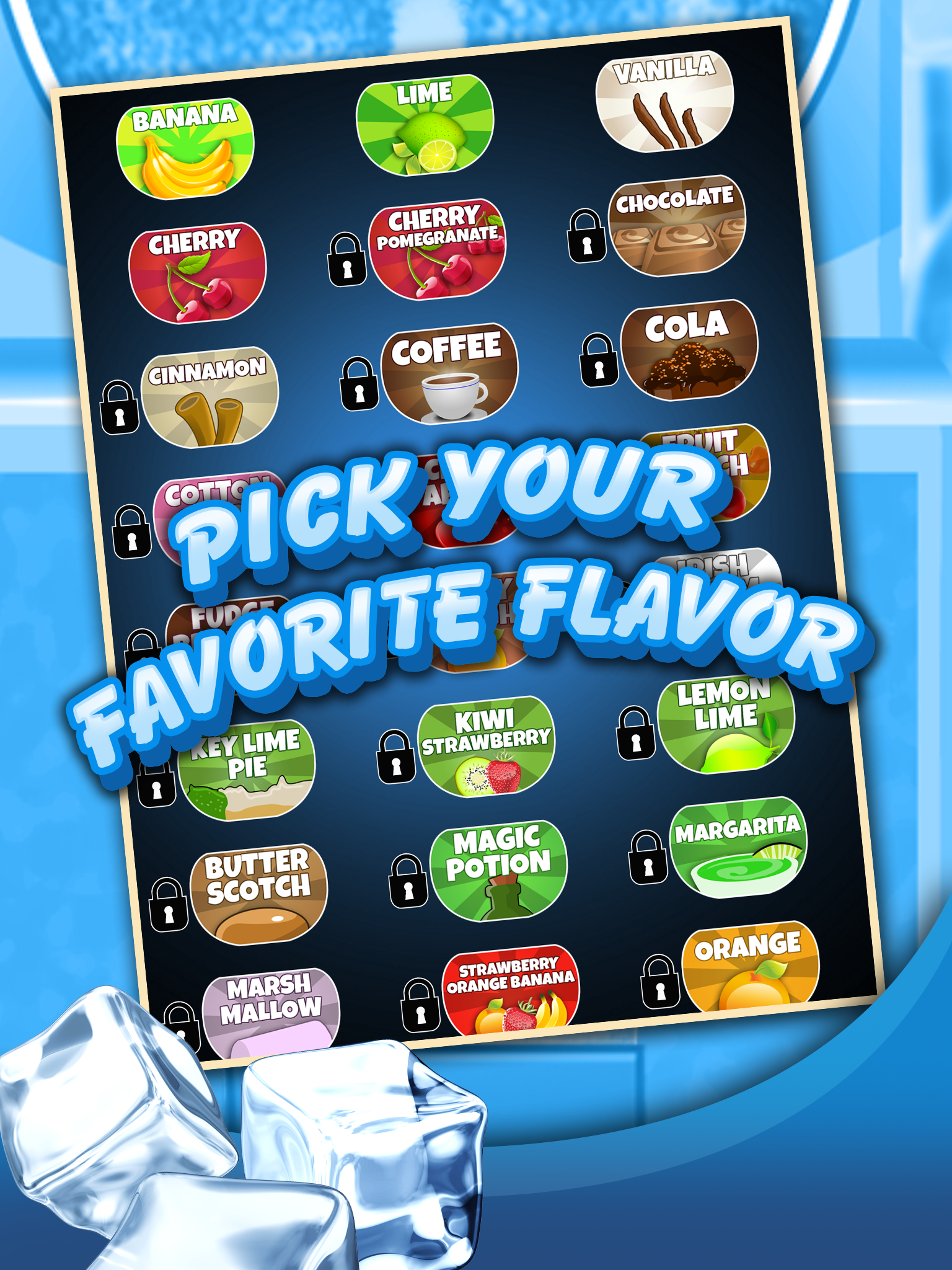 A Frozen Ice Cream Candy Smoothie Dessert Food Drink Maker Game screenshot 8