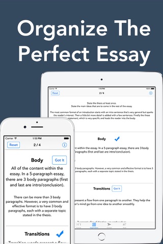 Essay Checklist - Write Better Essays and Get The Highest Grade screenshot 3