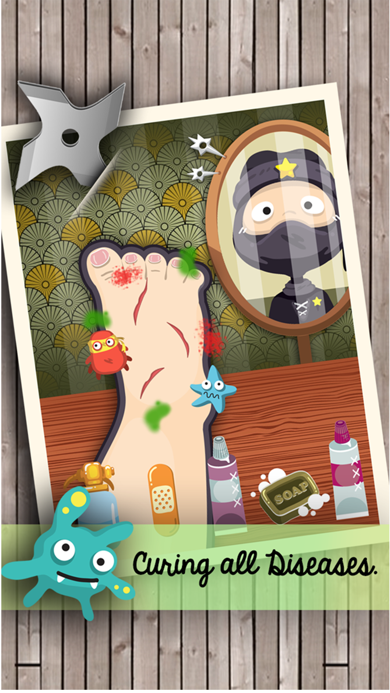 ` Baby Ninja Little Foot Doctor ` run health surgery makeover, kids games screenshot 2