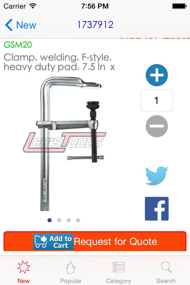 Bessey Tools screenshot 2