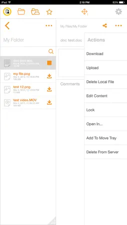 Work File screenshot 1