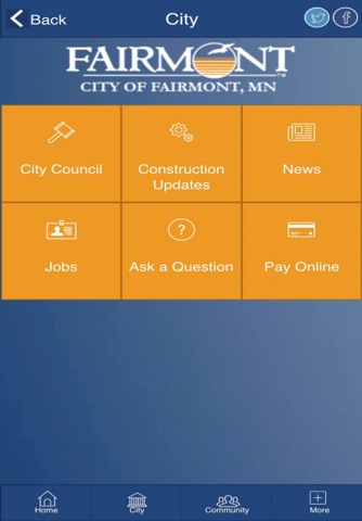 Fairmont MN 311 screenshot 2