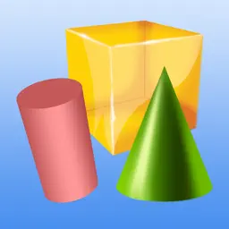 Math Geometry: Learning 2D and 3D Shapes app icon