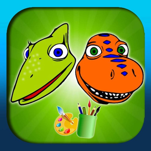 Coloring Book for Dino Train (unofficial) iOS App