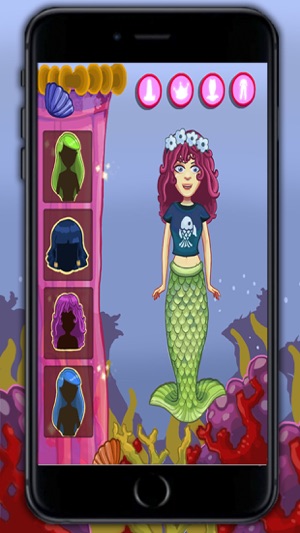 Viste sirenas- Juego de vestir princesas
