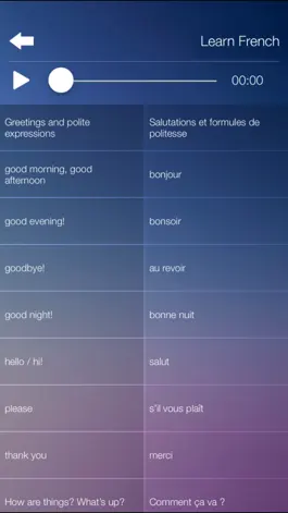 Game screenshot Learn FRENCH Fast and Easy - Learn to Speak French Language Audio Phrasebook and Dictionary App for Beginners hack