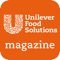 Via deze app krijg je toegang tot het digitale magazine van Unilever Food Solutions