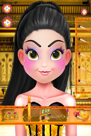 egypt princess makeup - egypt games screenshot 2