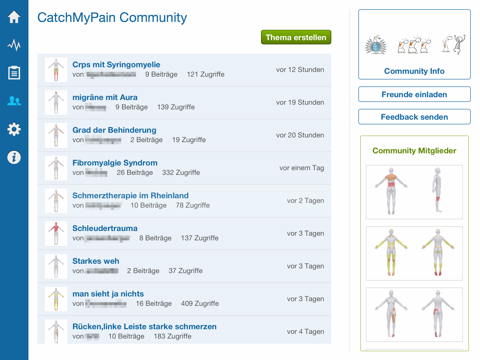 Pain Diary & Community - CatchMyPain screenshot 3