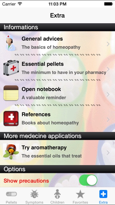 Homeopathy guide special children, infants, and pregnant women Screenshot