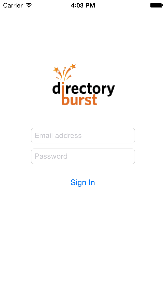 How to cancel & delete Directory Burst from iphone & ipad 1