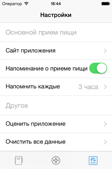 FoodDiary — дневник питания