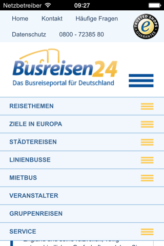 Busreisen24 screenshot 2