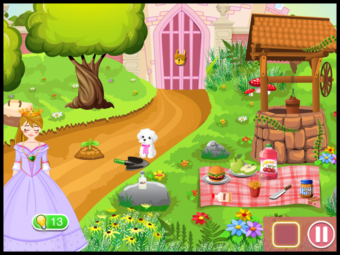 A Princess Escape Hidden Objects Puzzle - can you escape the room in this dress up doors games for kids girls