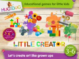 Game screenshot Little Creator - лаборатория искусства от HugDug с наклейками для малышей. mod apk