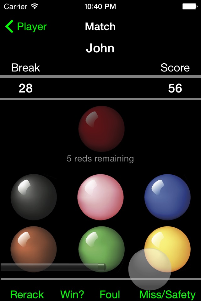 Break - Snooker Score Calculator screenshot 2