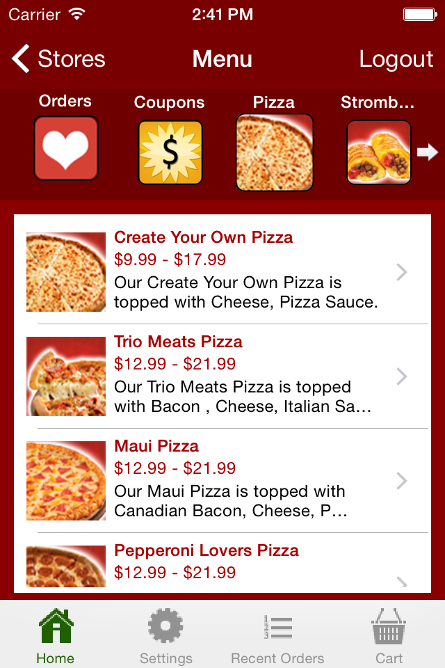 Jalapenos Pizza and Wings