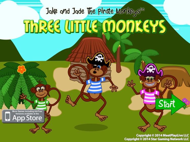 Touch2Read 3 Little Monkeys for iPad