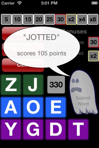 Ghostwriter - A Spooky Word Game screenshot 2