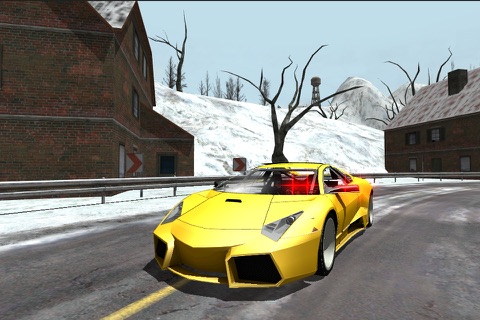Super Car Rally Winter PRO screenshot 3