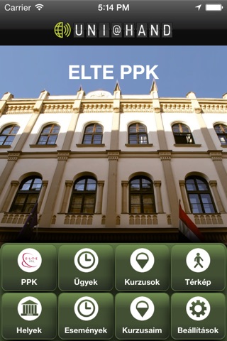 ELTE PPK screenshot 2