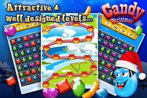 Candy Christmas screenshot 2