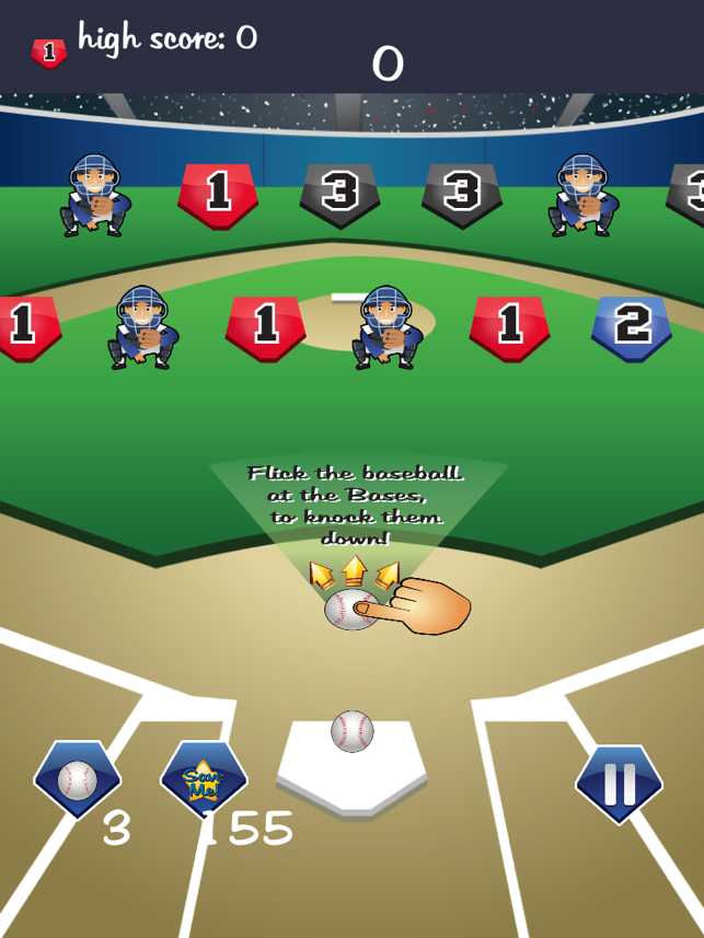Baseball Flick Superstar, game for IOS