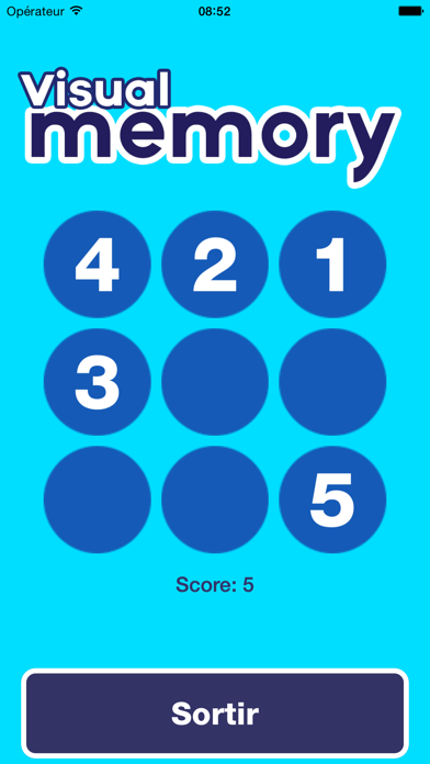 Screenshot #3 pour Entraînement et Test de Mémoire Visuelle