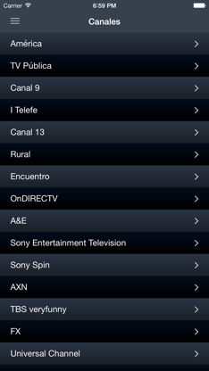 Televisión de Argentina screenshot 1
