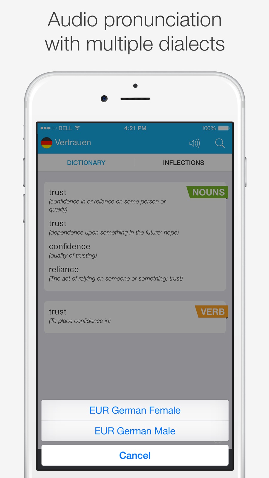 German – English Dictionary iphone screenshot 4
